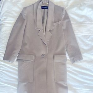 Vintage couture, pristine,, Louis Feraud overcoat.